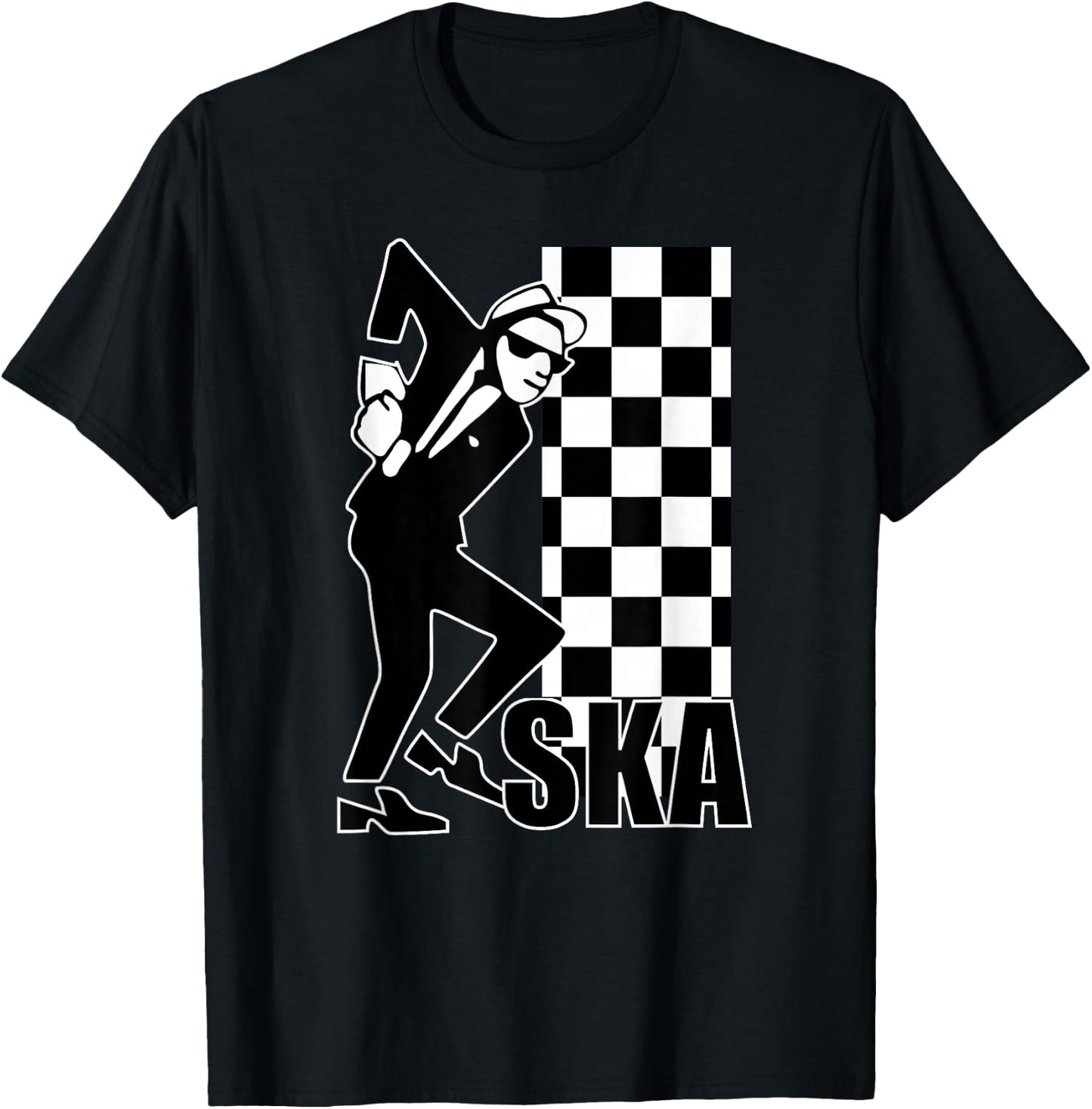 Ska Music T-Ska Music is Life Ska Reggae T-Shirt - T-Shirt | Black