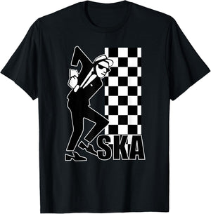 Ska Music T-Ska Music is Life Ska Reggae T-Shirt - T-Shirt | Black