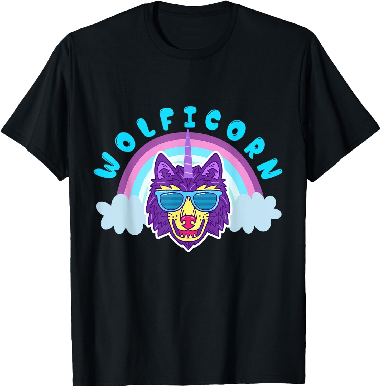 Wolficorn T shirt T-Shirt - T-Shirt | Black