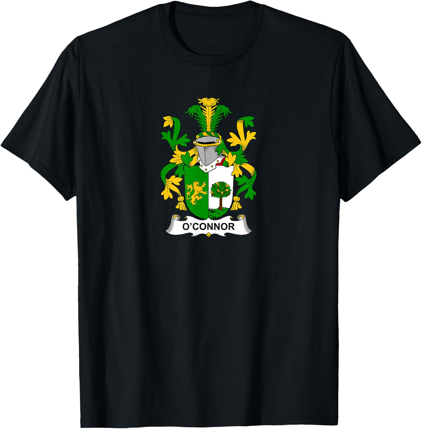 O'Connor Coat of Arms - Family Crest T-Shirt - T-Shirt | Black