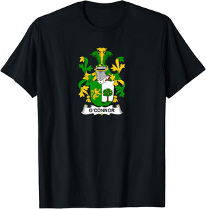 O'Connor Coat of Arms - Family Crest T-Shirt - T-Shirt | Black