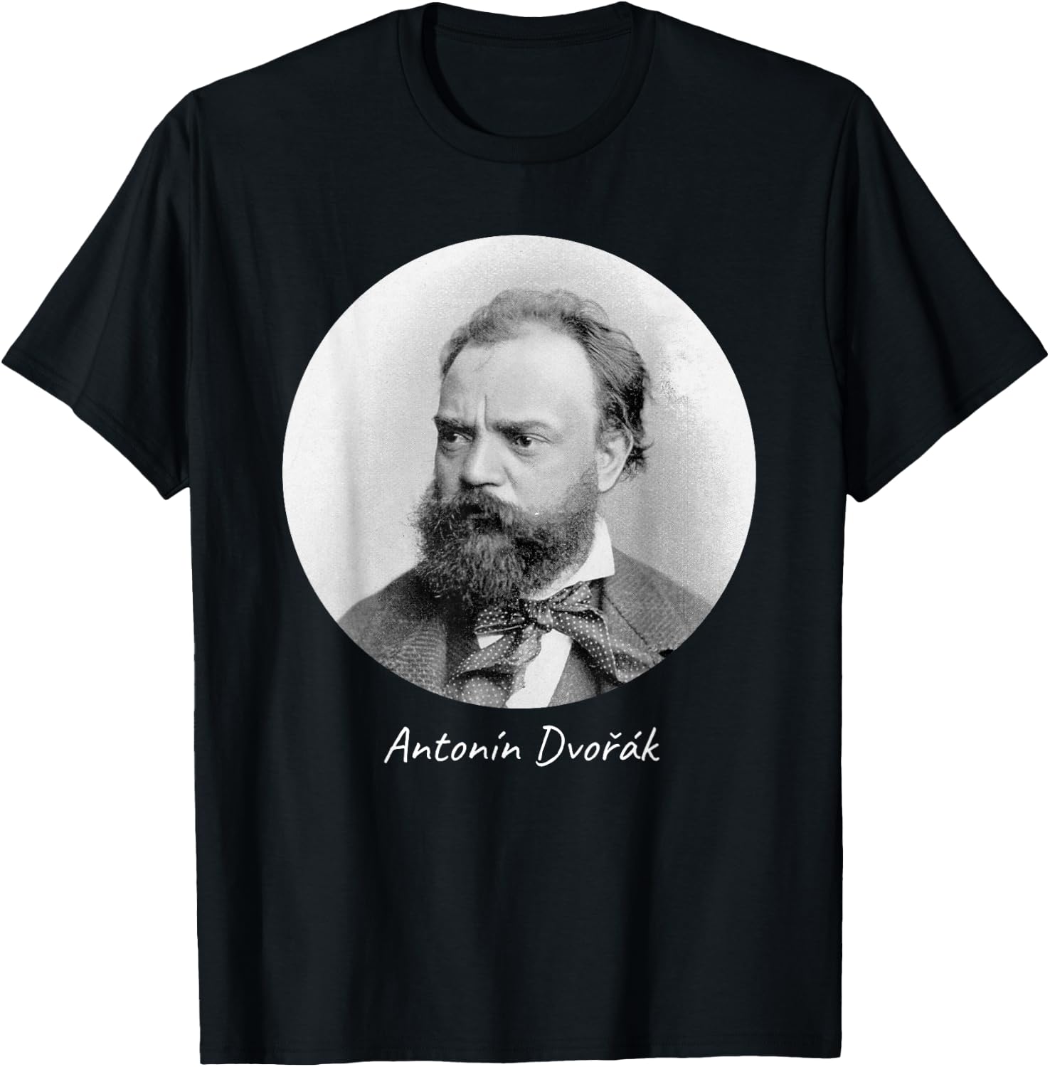 Antonin Dvorak Composer Portrait T-Shirt - T-Shirt | Black