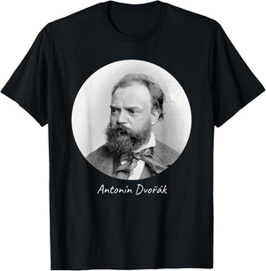 Antonin Dvorak Composer Portrait T-Shirt - T-Shirt | Black