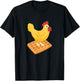 Chicken & Waffles Funny Breakfast T-Shirt - T-Shirt | Black