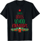 School Counselor Christmas Shirt Funny Appreciation Gift T-Shirt - T-Shirt | Black