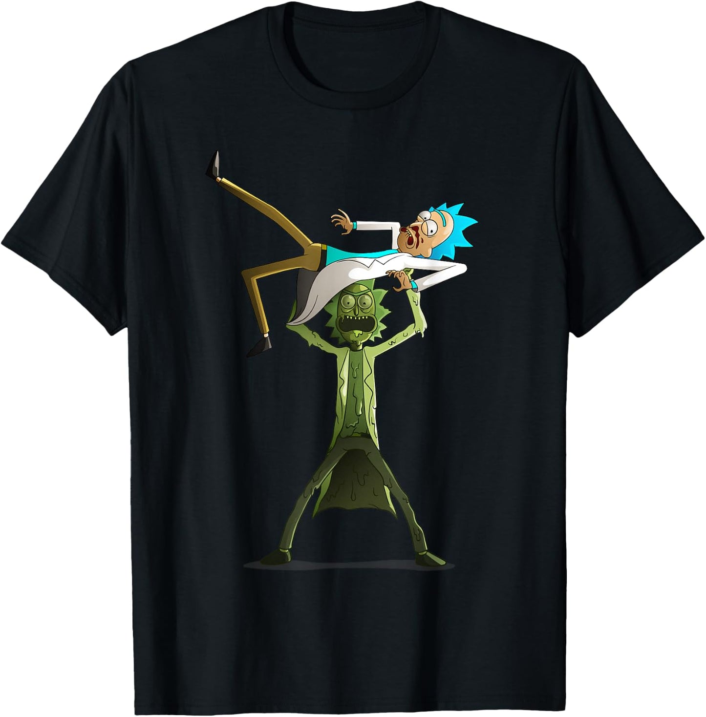 Rick and Morty Shirt Funny Toxic Rick vs Rick T-Shirt - T-Shirt | Black