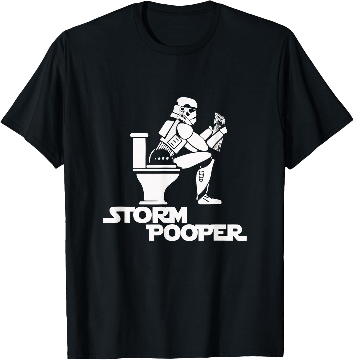 Storm Poopers Funny Parody Men's - GameTeez T-Shirt - T-Shirt | Black