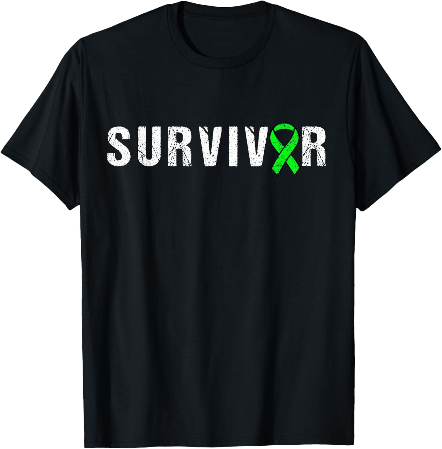 Survivor Lymphoma Awareness Shirt | Lymphoma Awareness T T-Shirt - T-Shirt | Black