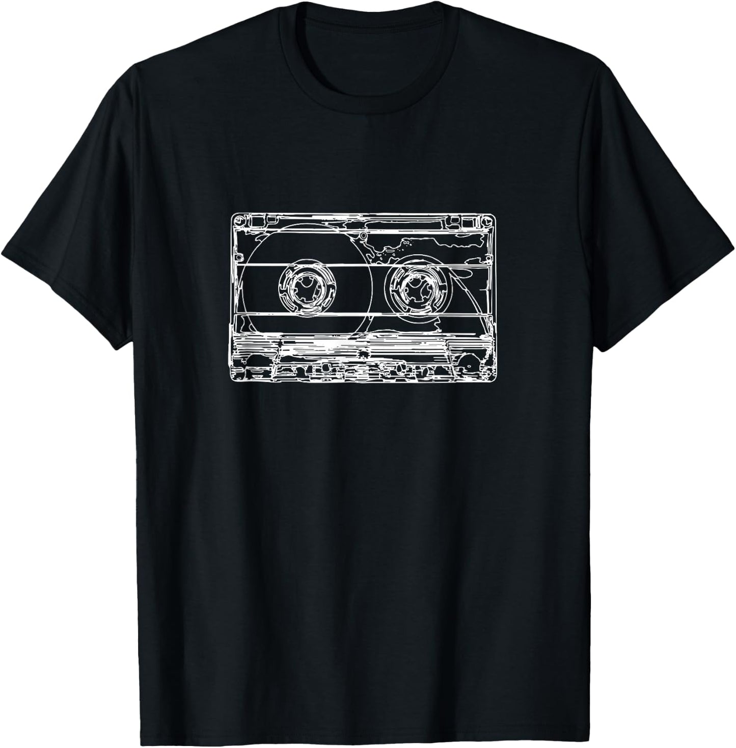 Cassette Tape Music T-Shirt - T-Shirt | Black