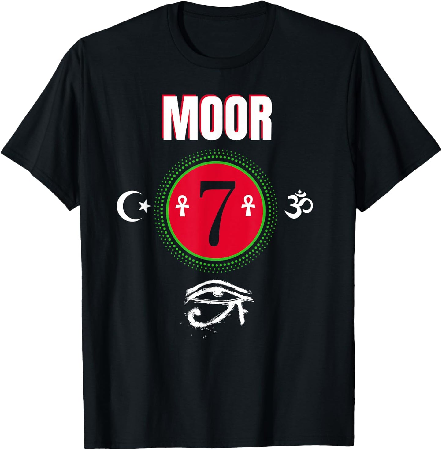 Moor - Moorish American God Body Of Melanin T-Shirt - T-Shirt | Black