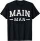 Main Man Side Chick Thanksgiving Meal Matching Couple Pajama T-Shirt - T-Shirt | Black