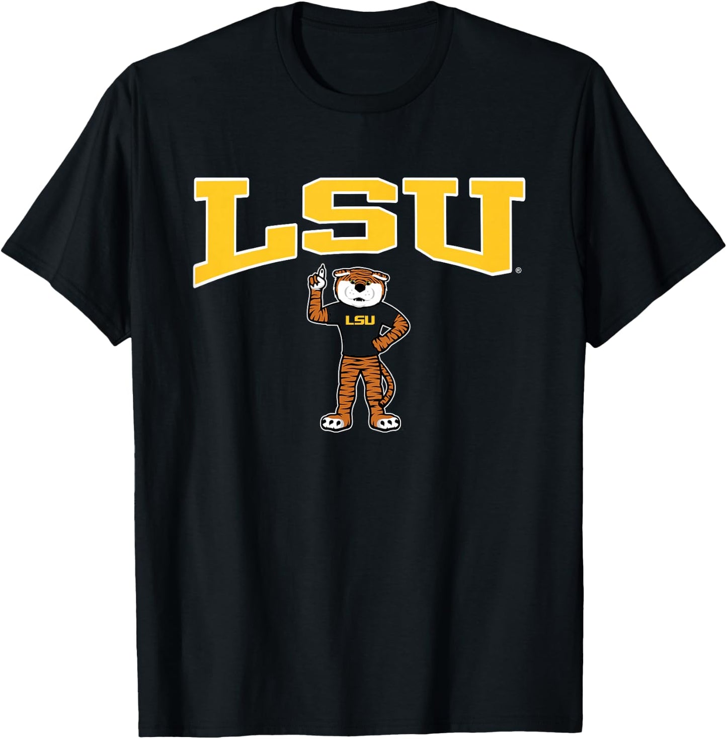 Kids LSU Tigers Kid's Mike Purple Officially Licensed T-Shirt - T-Shirt | Black