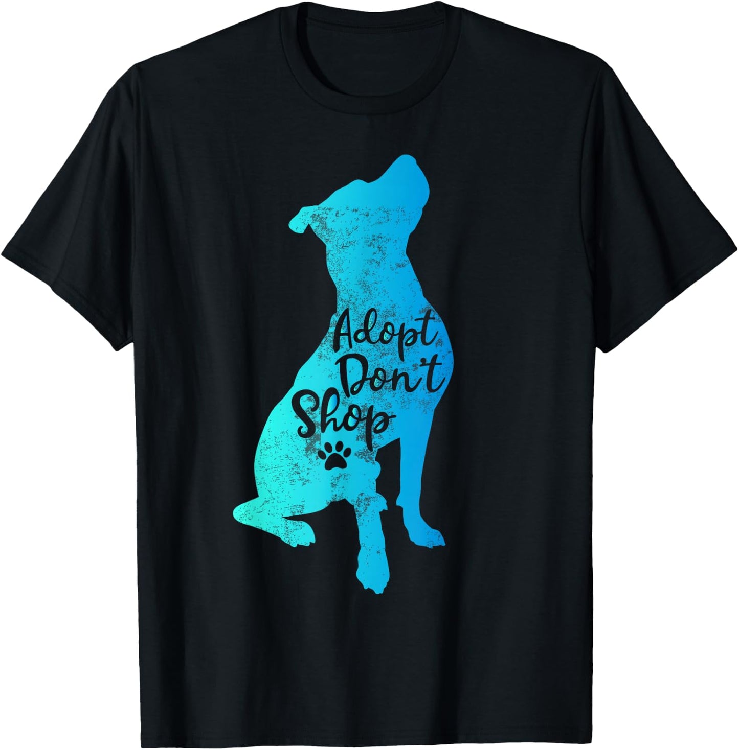 Pitbull Adopt Don't Buy Pitbulls Cute Mom T-Shirt - T-Shirt | Black