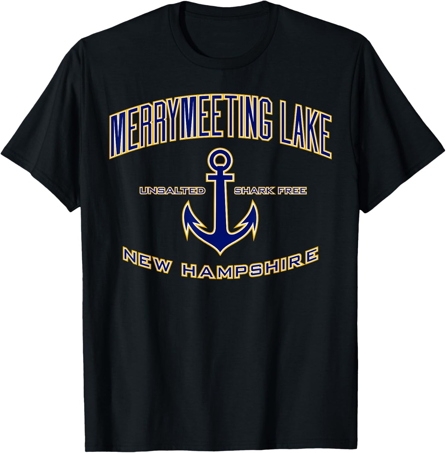 Merrymeeting Lake NH T-Shirt - T-Shirt | Black