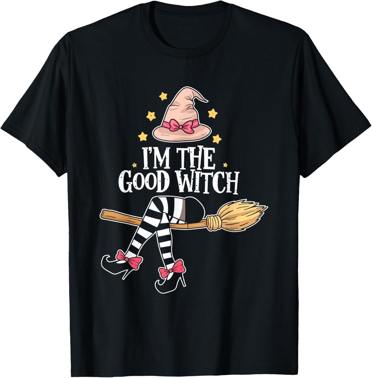 I'm The Good Witch Halloween Witch Costume Party T-Shirt - T-Shirt | Black