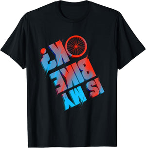 Funny Mountain Bike Tour Cycling Lover Bicycle Rider T-Shirt - T-Shirt | Black