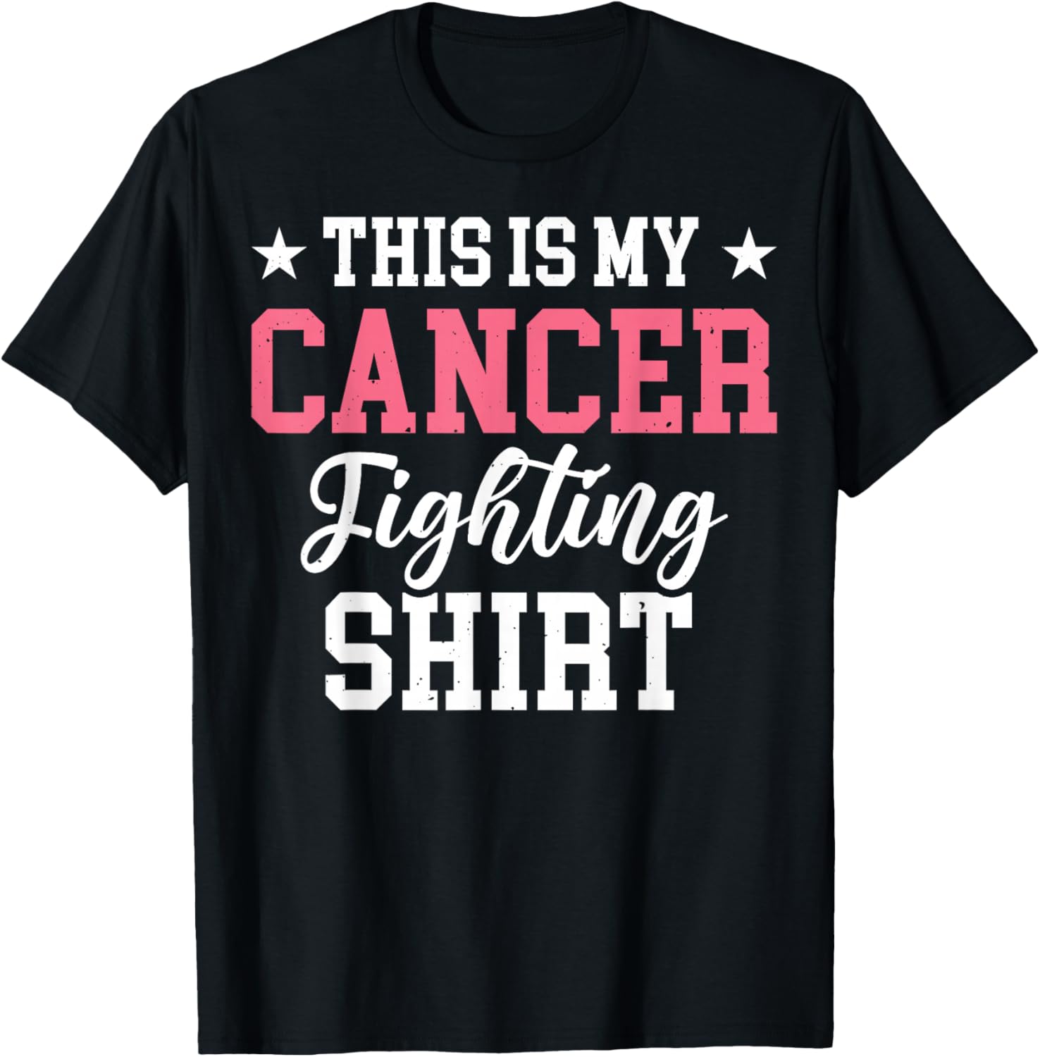This Is My Cancer Fighting T-Shirt - T-Shirt | Black