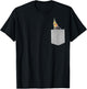 Animal in Your Pocket Cockatiel Bird T-Shirt - T-Shirt | Black