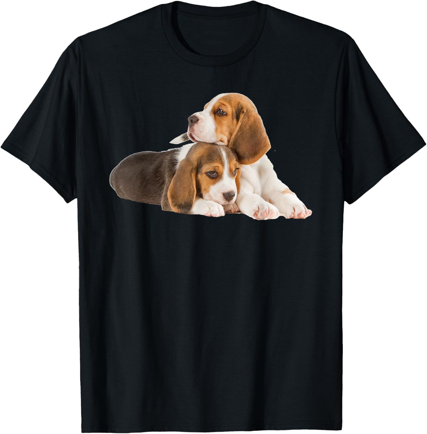 Beagle Puppy T Shirt T-Shirt - T-Shirt | Black