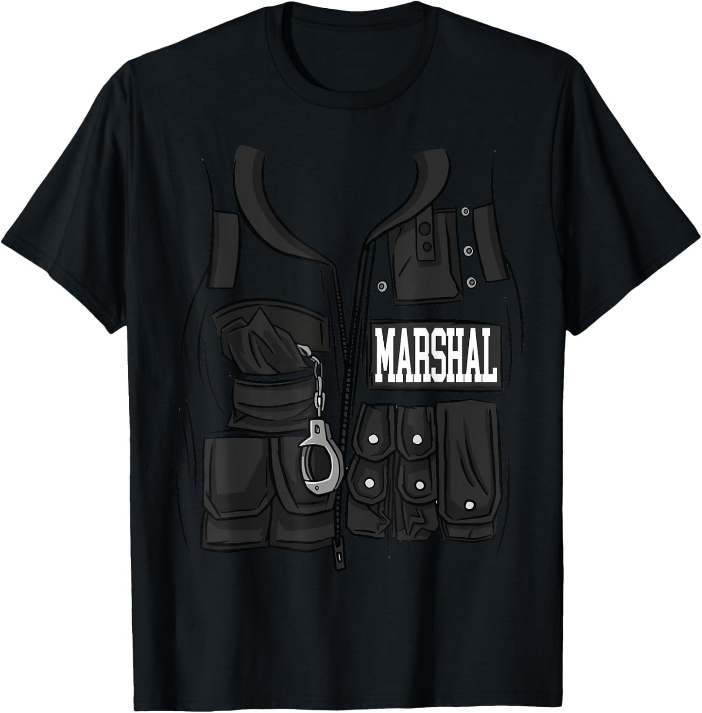 US Marshal Funny Halloween Costume US Marshal T-Shirt - T-Shirt | Black