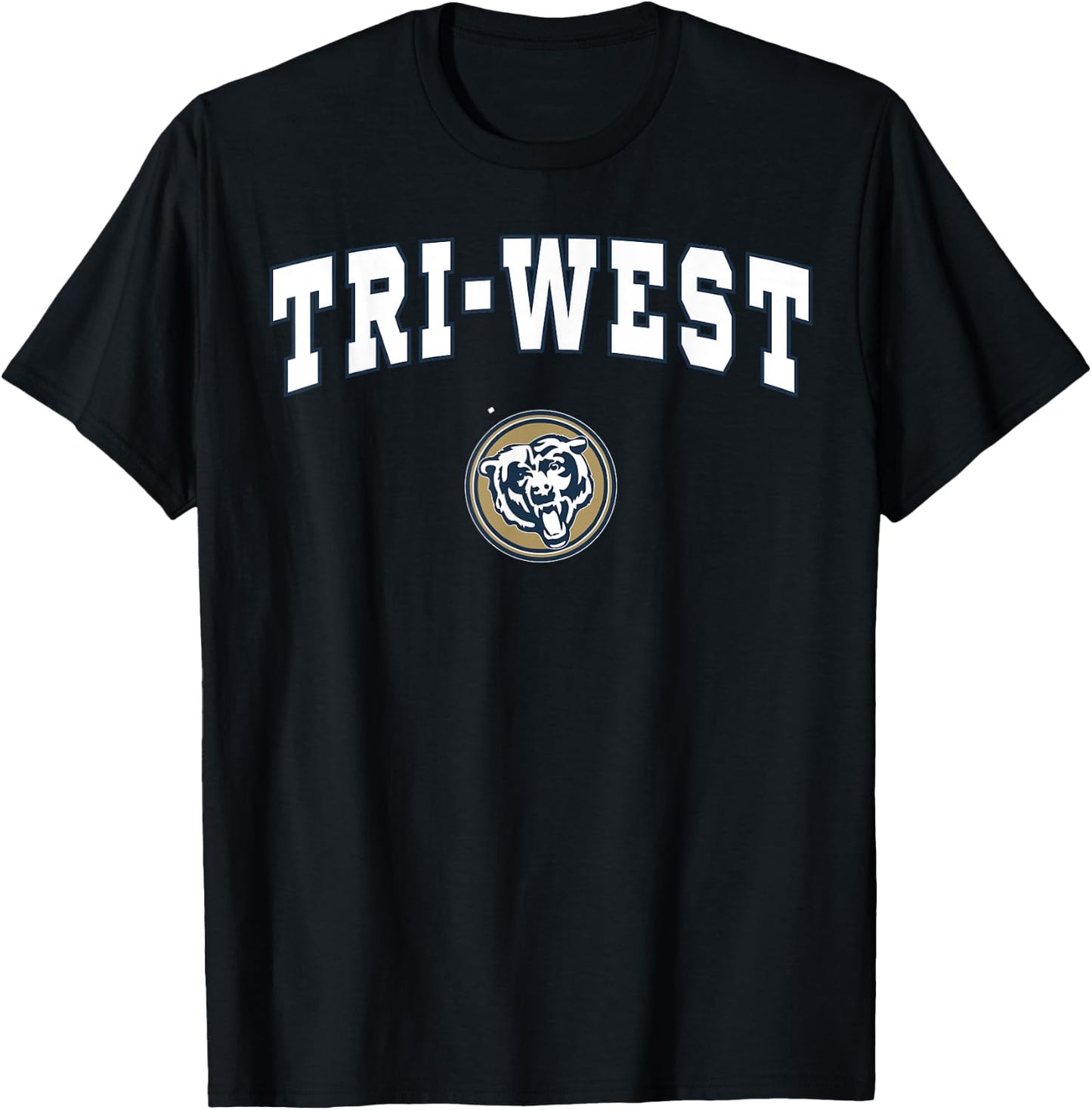 Tri-West High School Bruins T-Shirt - T-Shirt | Black