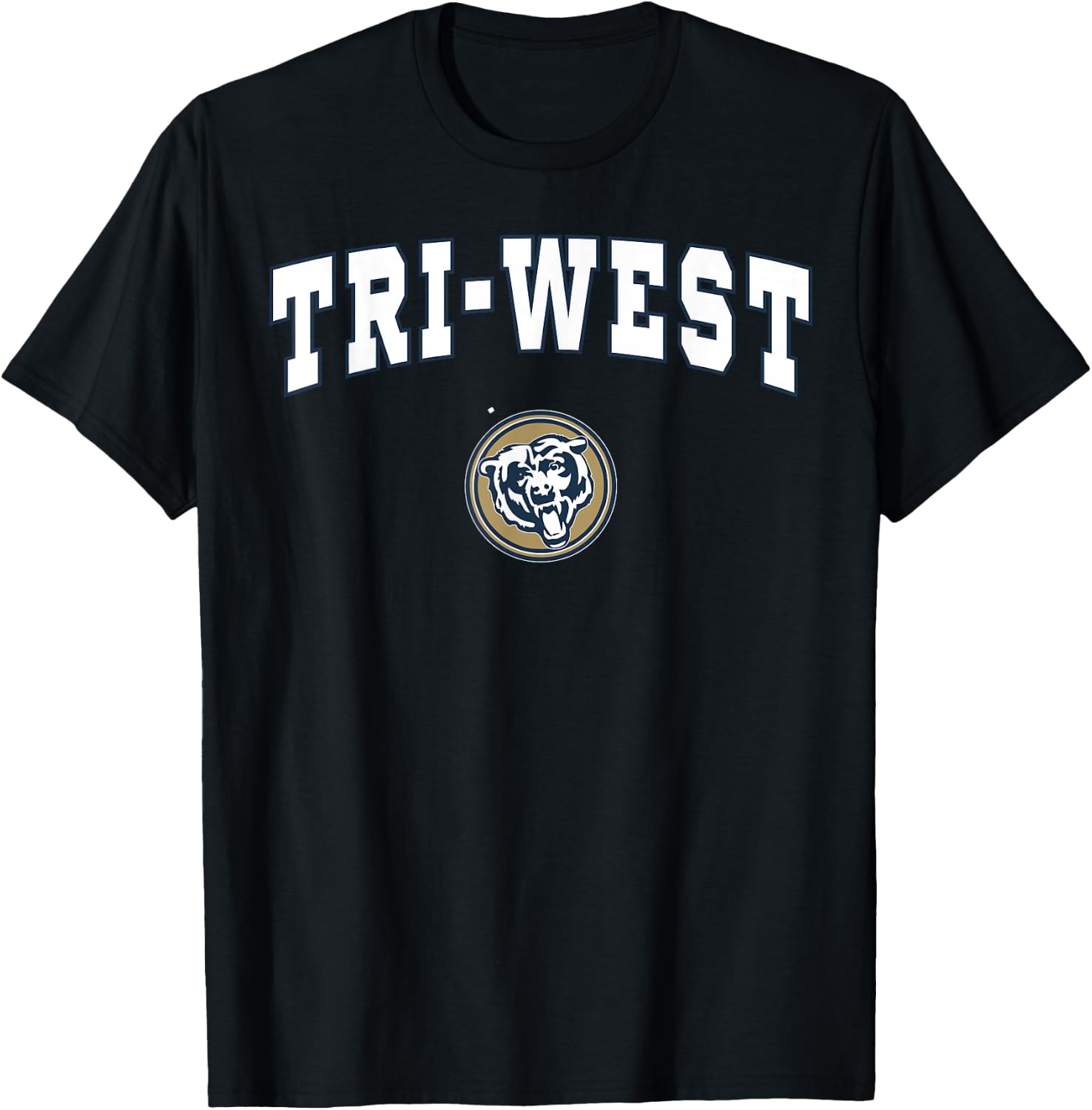 Tri-West High School Bruins T-Shirt - T-Shirt | Black