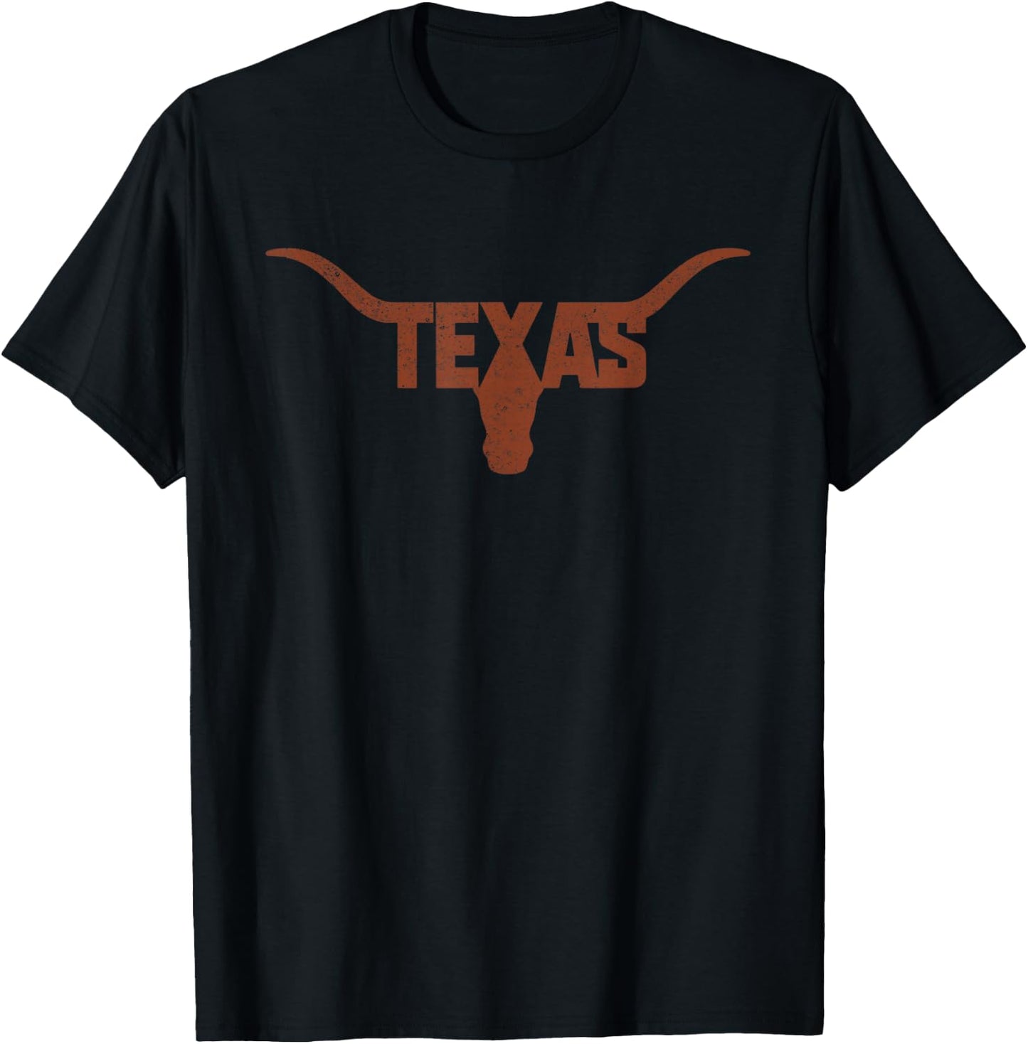 Texas Vintage Retro T-Shirt - T-Shirt | Black