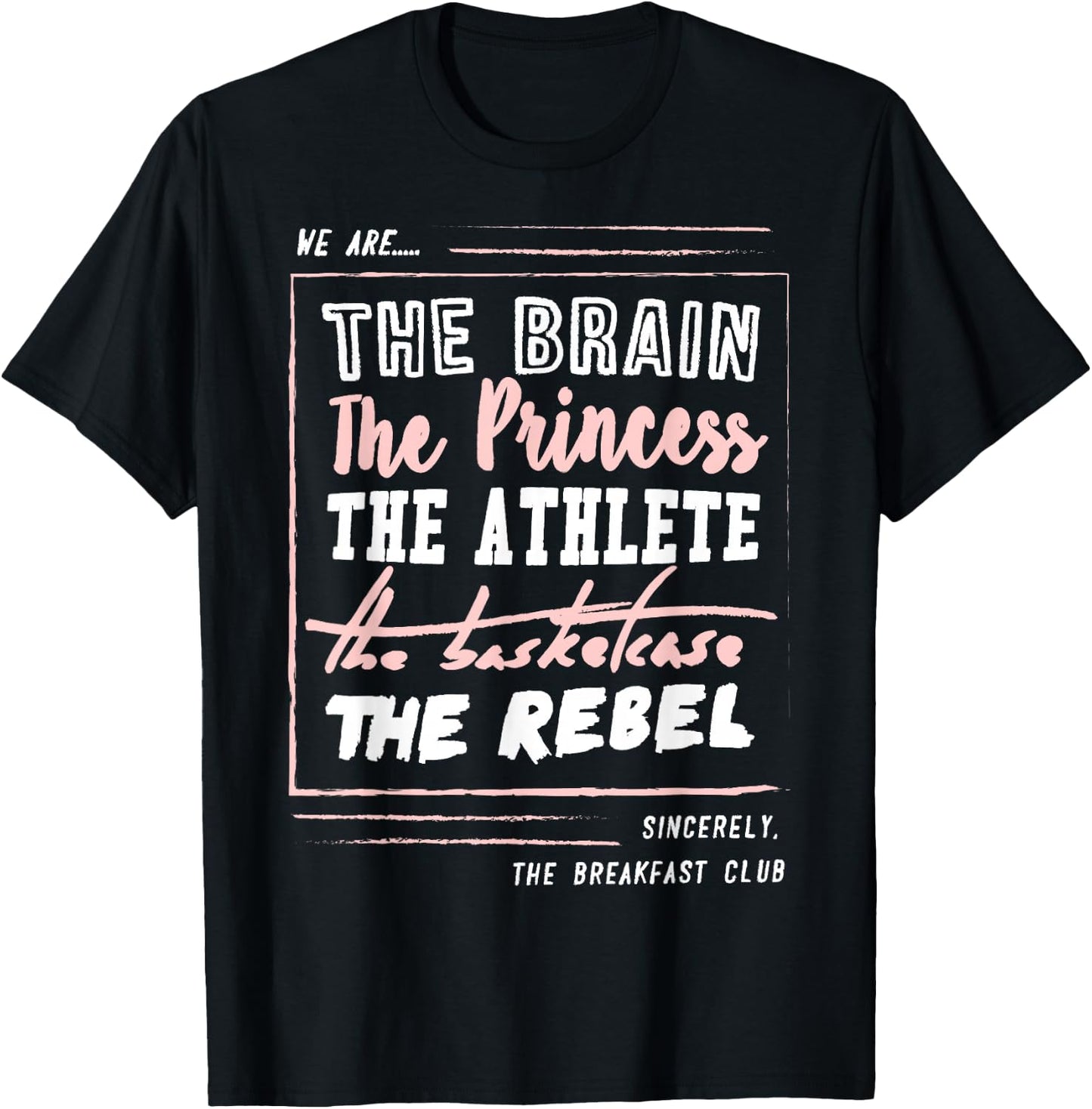 Breakfast Club We are... Club Roster T-Shirt - T-Shirt | Black