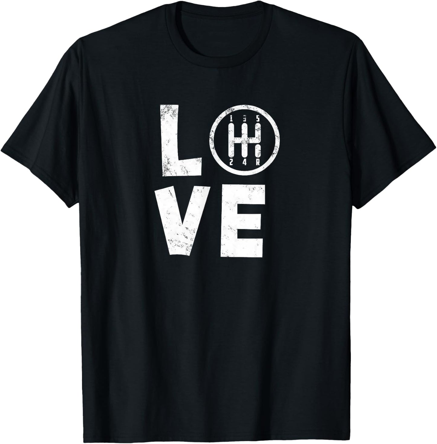 Stick Shift Love Manual Gearbox Car Enthusiast T Shirt T-Shirt - T-Shirt | Black
