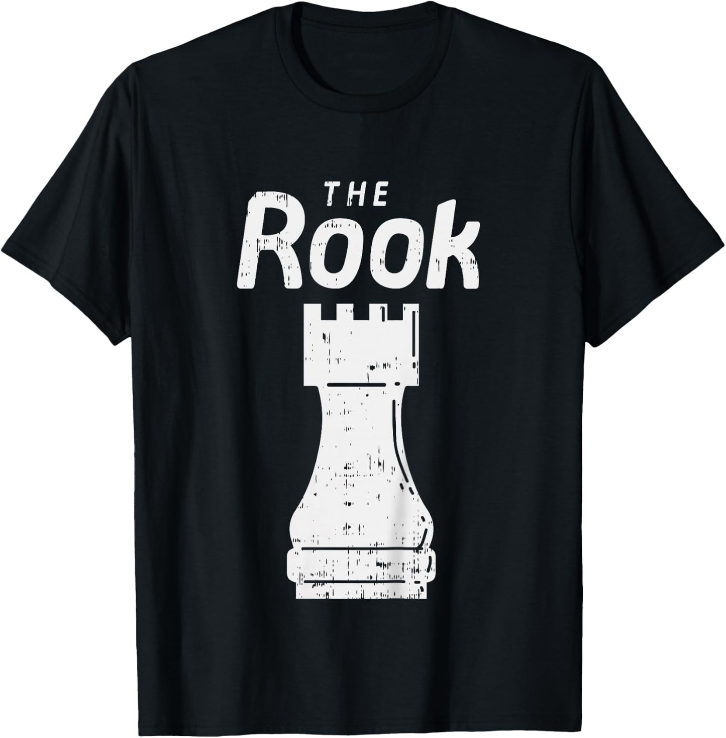 Kids Halloween Chess Piece The Rook Shirt Group Matching Costume T-Shirt - T-Shirt | Black