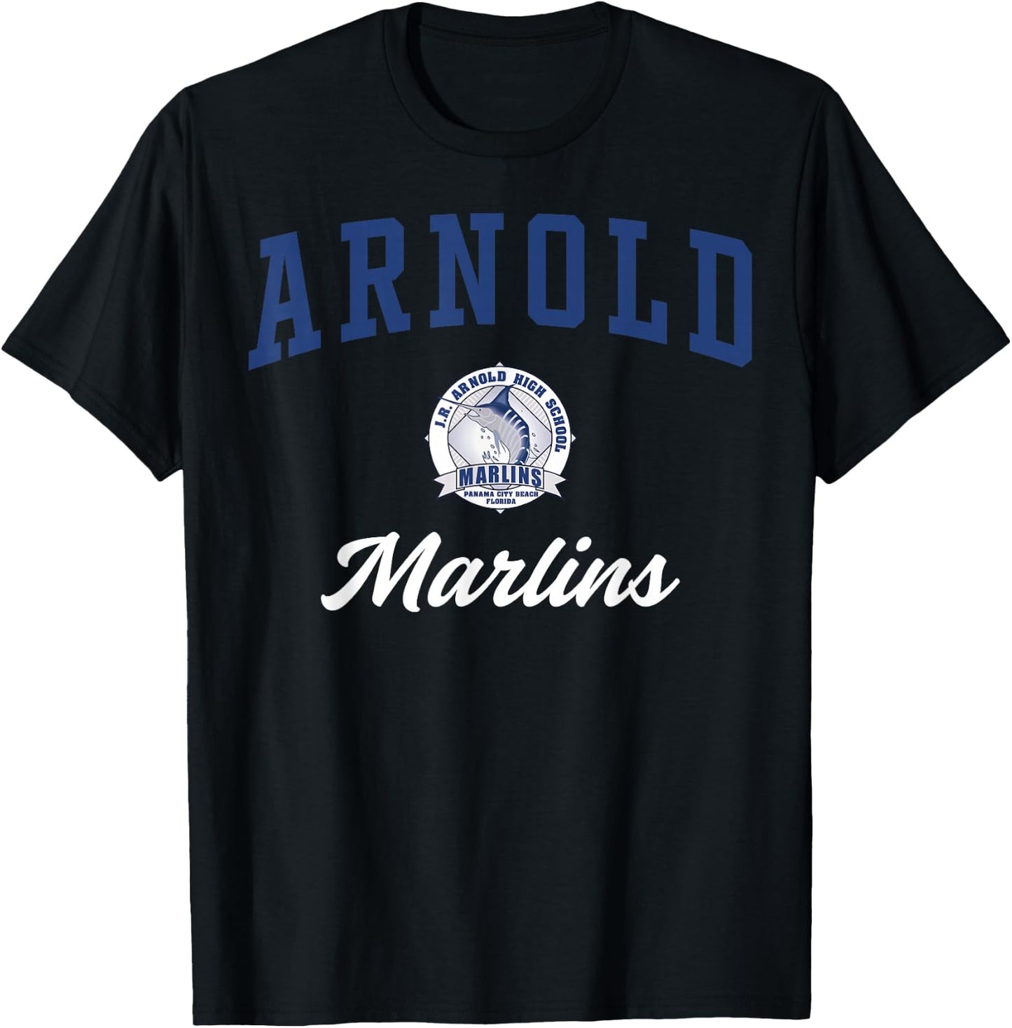 J.R. Arnold High School Marlins C3 T-Shirt - T-Shirt | Black