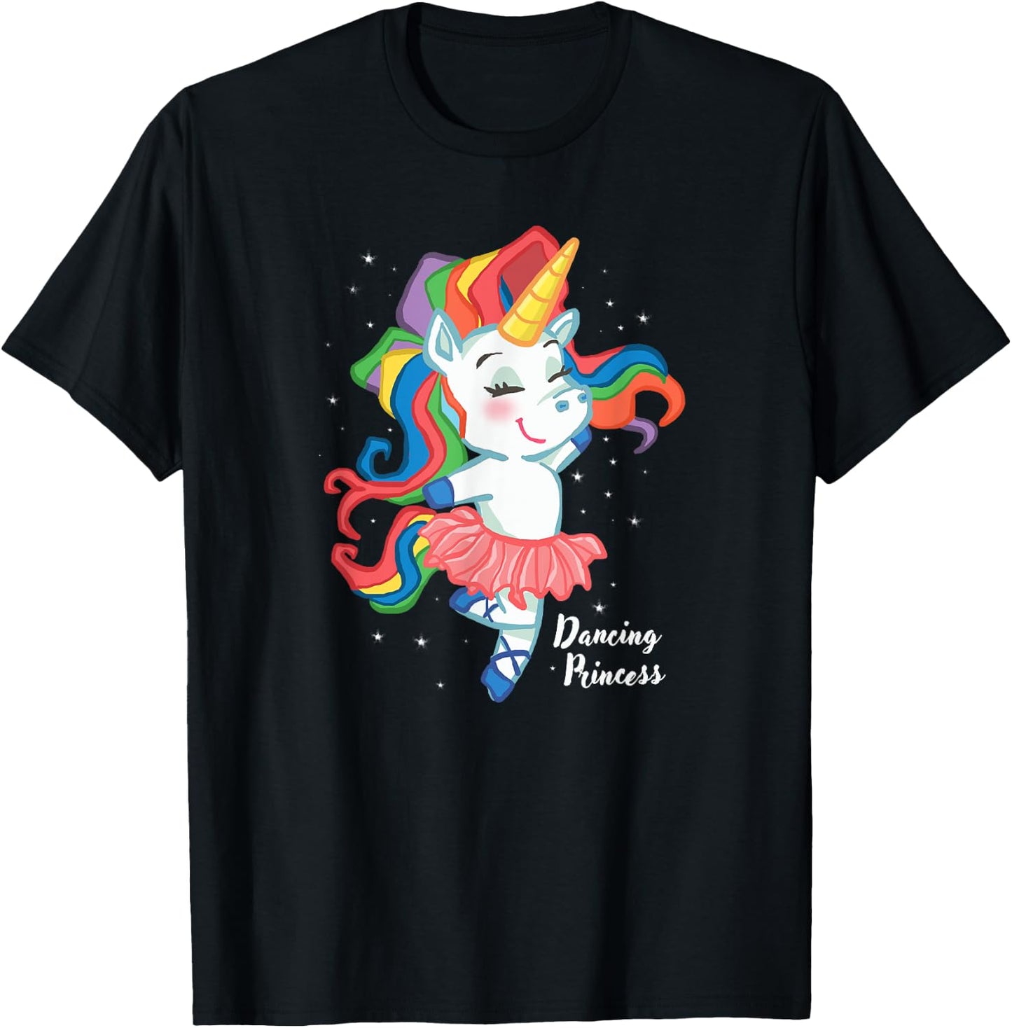 Girl Ballerina SHIRT Unicorn ballet dancing Kids Gift T-Shirt - T-Shirt | Black
