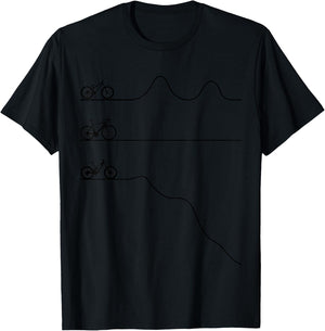 Mountain Bike Road Bike MTB Downhill Dirt Bike Bicycle Gift T-Shirt - T-Shirt | Black