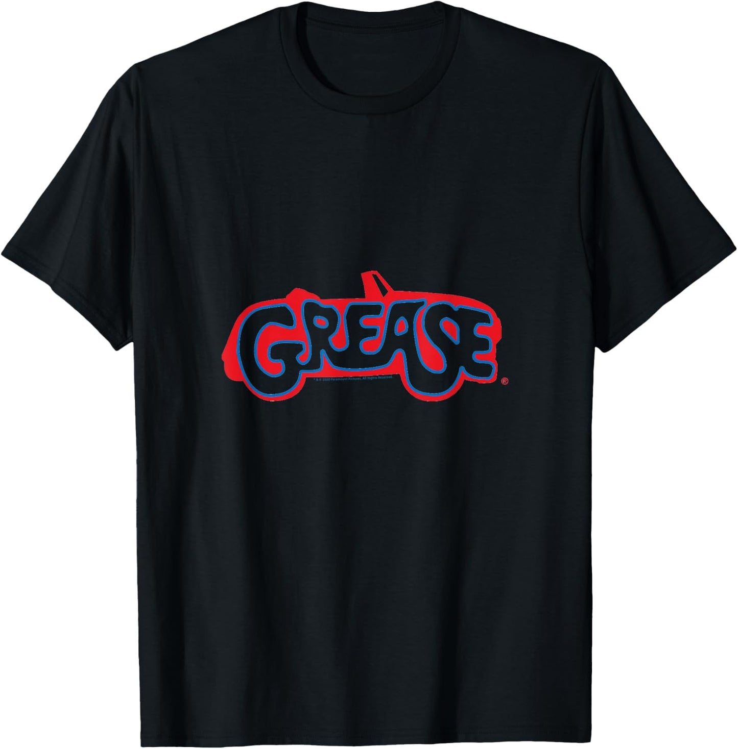 Grease Color Car Logo Retro Movie Musical T-Shirt - T-Shirt | Black
