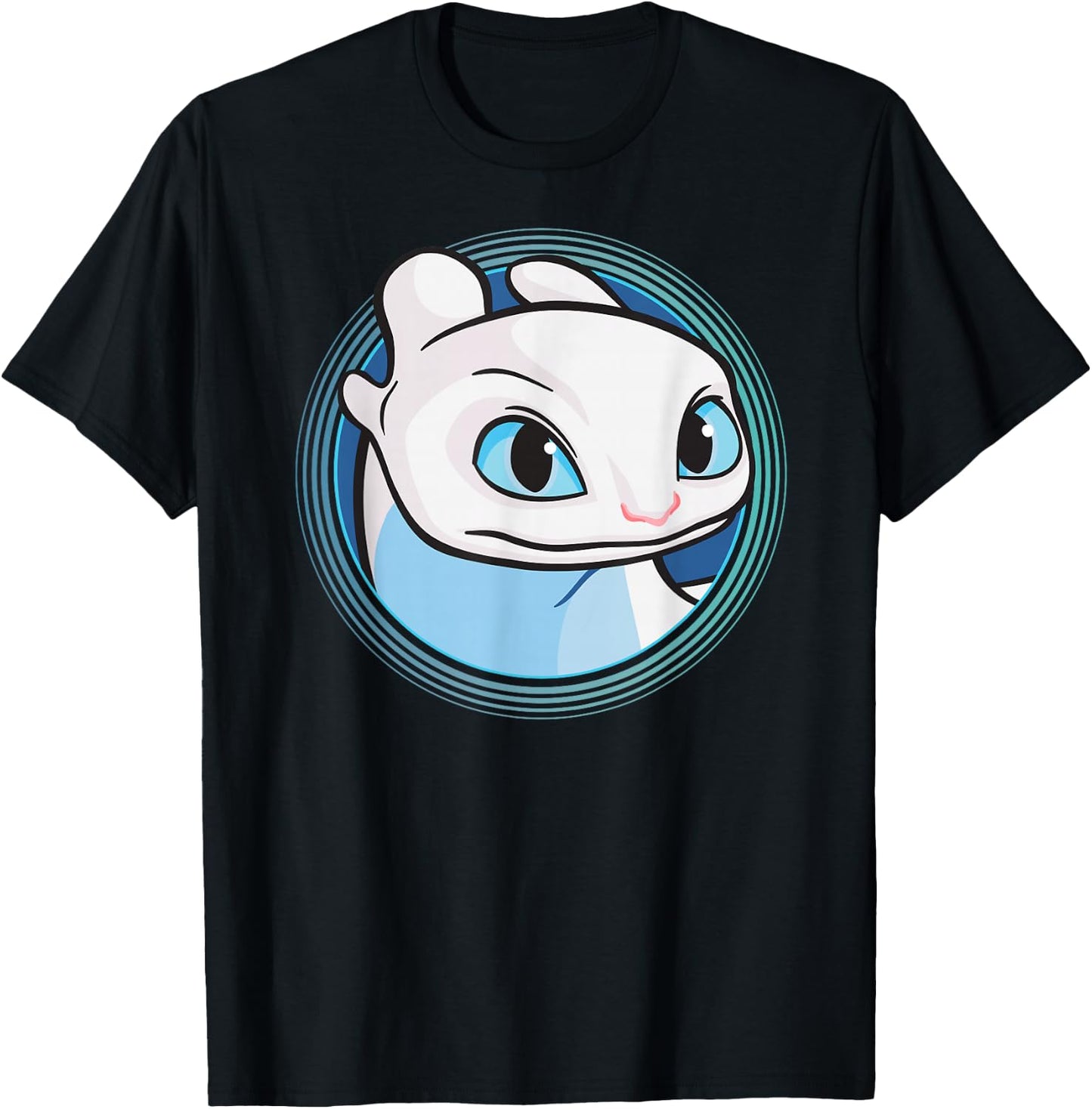 How to Train Your Dragon 3 Light Rage Head T-Shirt - T-Shirt | Black