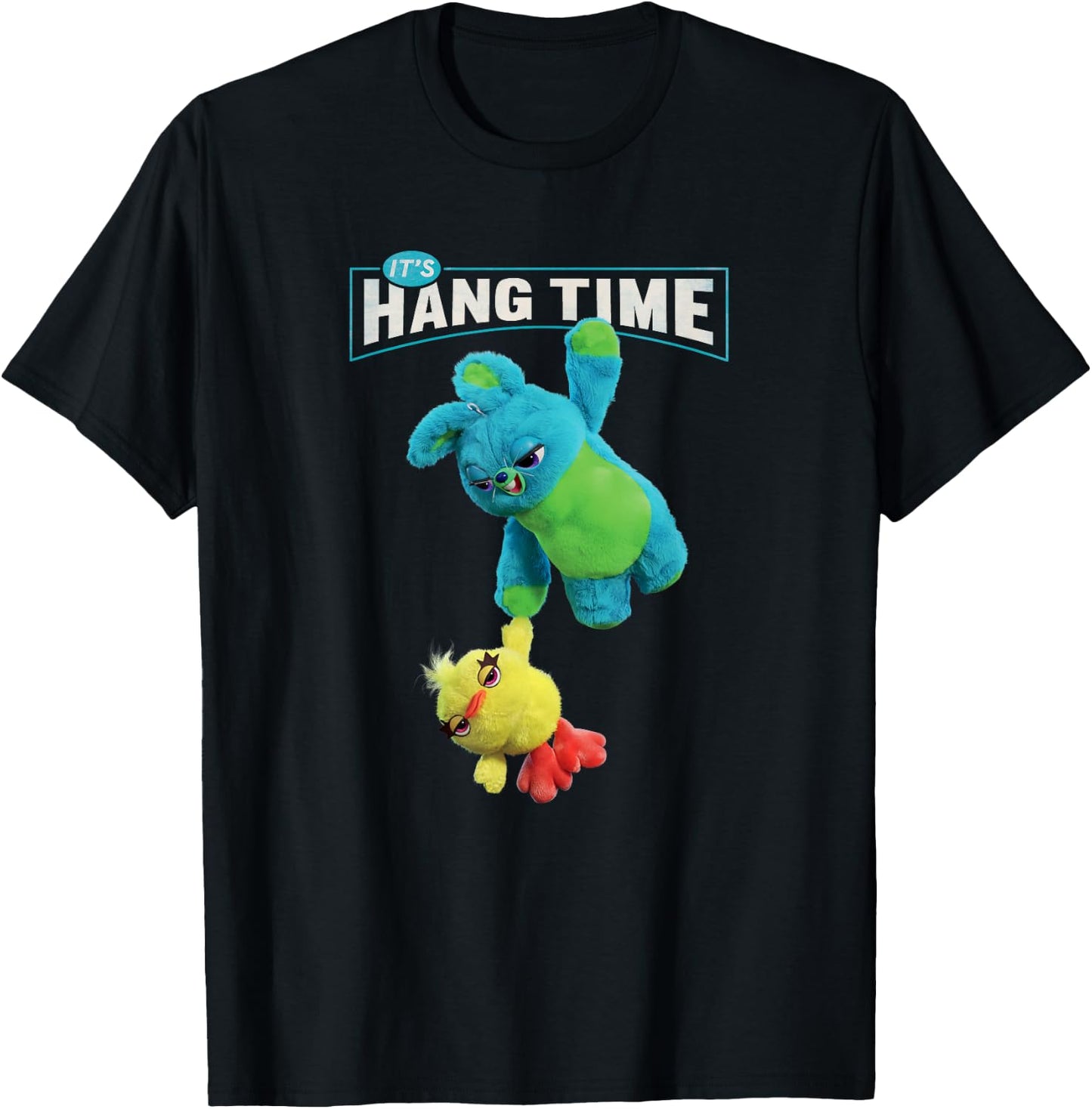 Disney Pixar Toy Story 4 Hang Time Ducky & Bunny T-Shirt - T-Shirt | Black