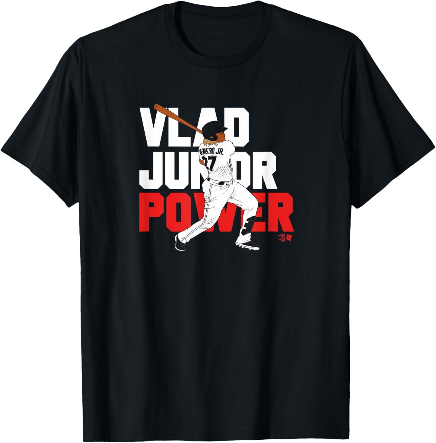 Officially Licensed Vladimir Guerrero Jr. - Vlad Junior T-Shirt - T-Shirt | Black