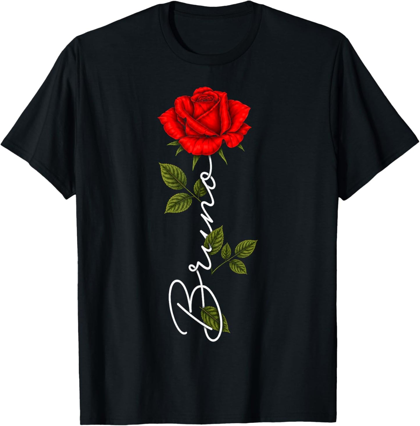 Vintage Bruno Name Western Gift Women Kids T-Shirt - T-Shirt | Black