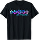 St. Maarten Tropical Beach Illustration / St Maarten Surf T-Shirt - T-Shirt | Black