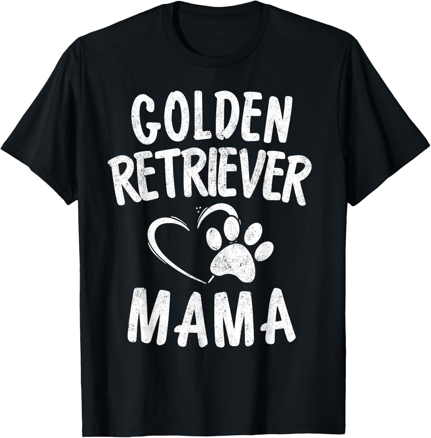 Golden Retriever Mama Gift Dog Owner Apparel Retrieving Mom T-Shirt - T-Shirt | Black