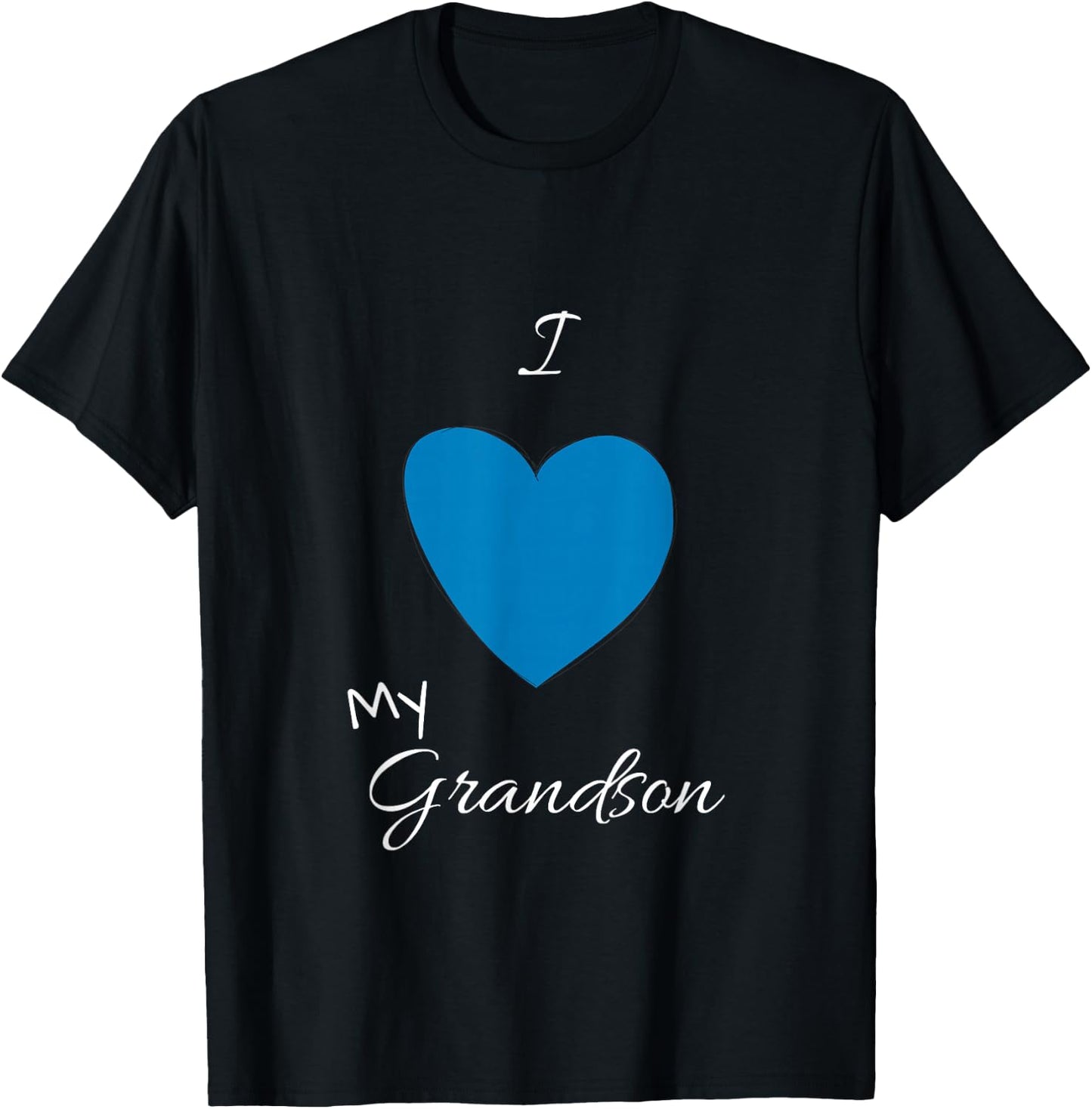 I love my Grandson T-Shirt - T-Shirt | Black
