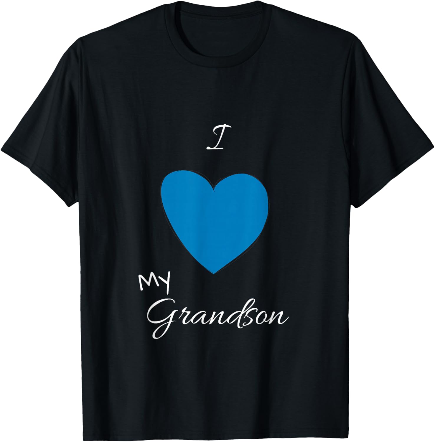 I love my Grandson T-Shirt - T-Shirt | Black