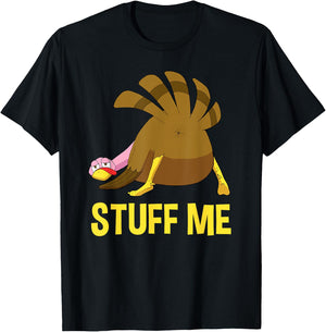 Funny Thanksgiving Funny Adult Humor T-Shirt - T-Shirt | Black