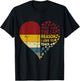 Vintage Heart You Are The Reason I Love To Teach, Present T-Shirt - T-Shirt | Black