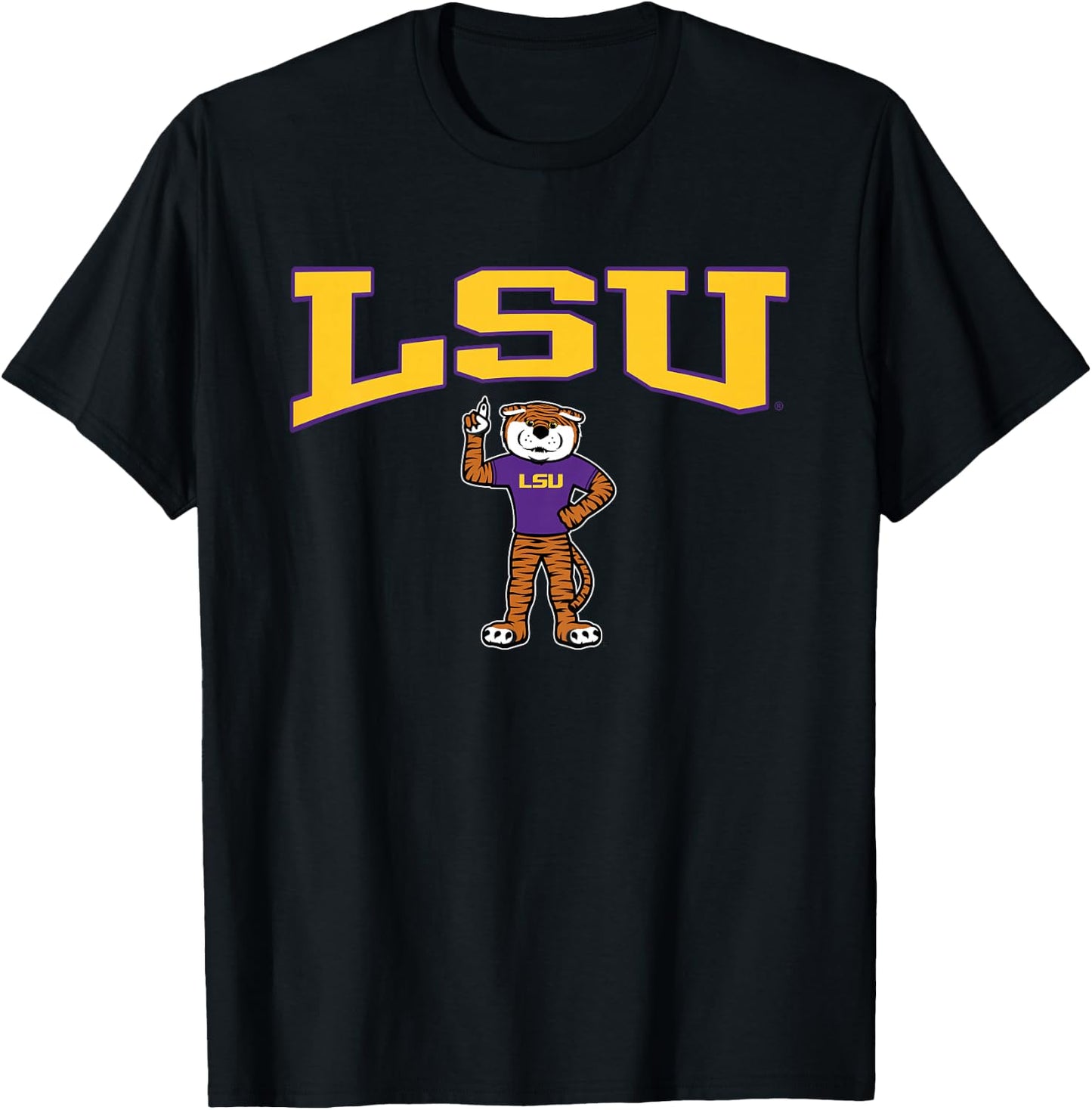 Kids LSU Tigers Kid's Mike Gray Officially Licensed T-Shirt - T-Shirt | Black