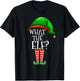 What The Elf Group Matching Family Christmas Gift Outfit T-Shirt - T-Shirt | Black