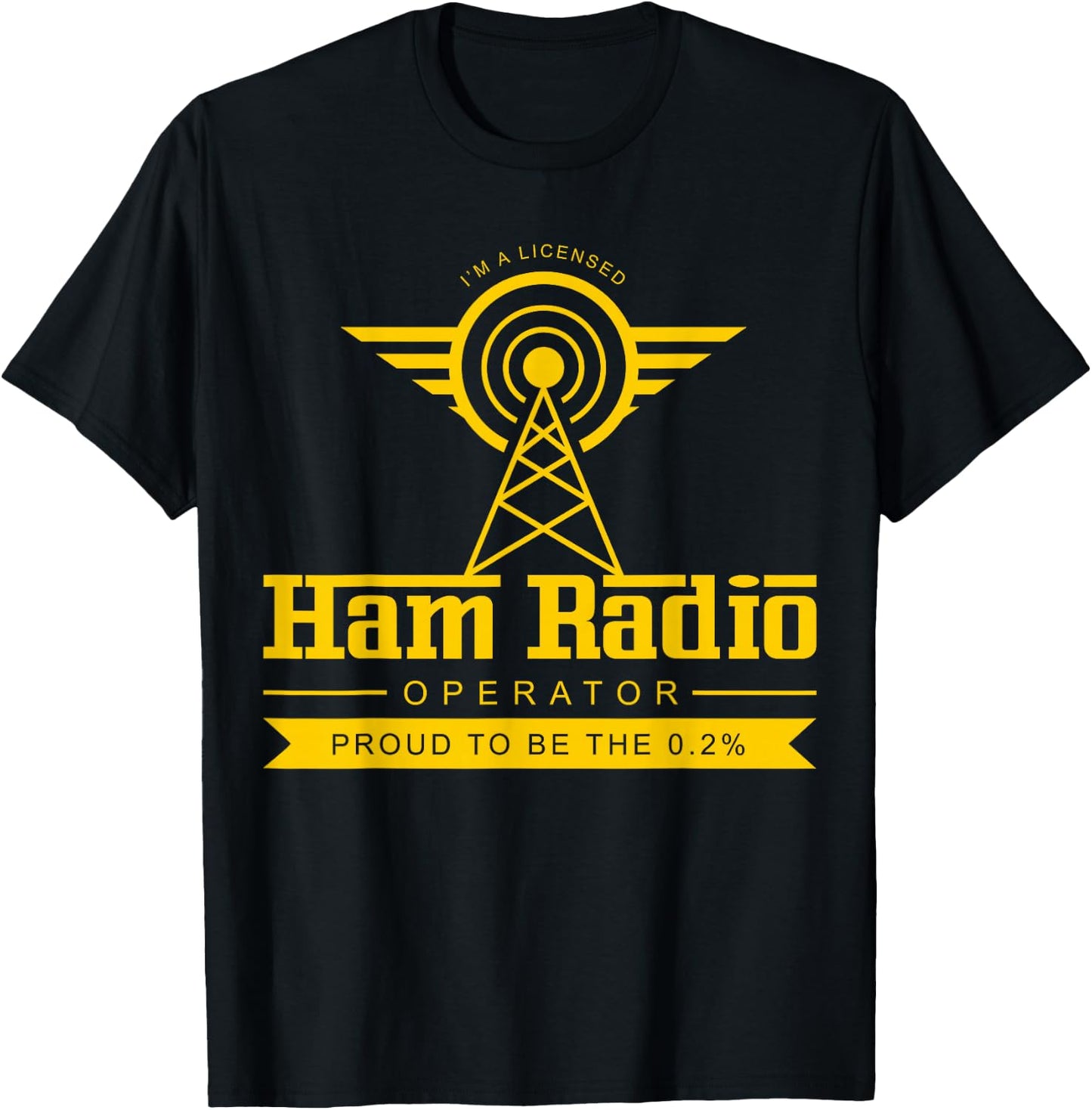 Ham Radio Operator Shirt | Cute Amateur Administrator Gift T-Shirt - T-Shirt | Black