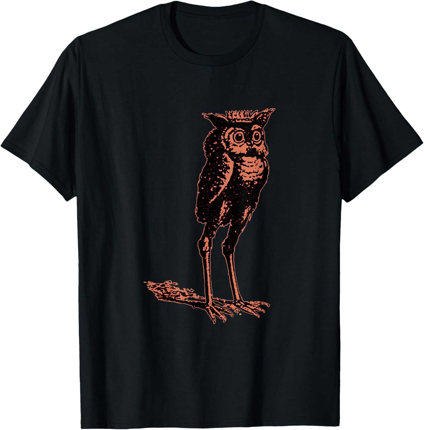 Stolas: Goetic Owl Demon Prince T-Shirt - T-Shirt | Black