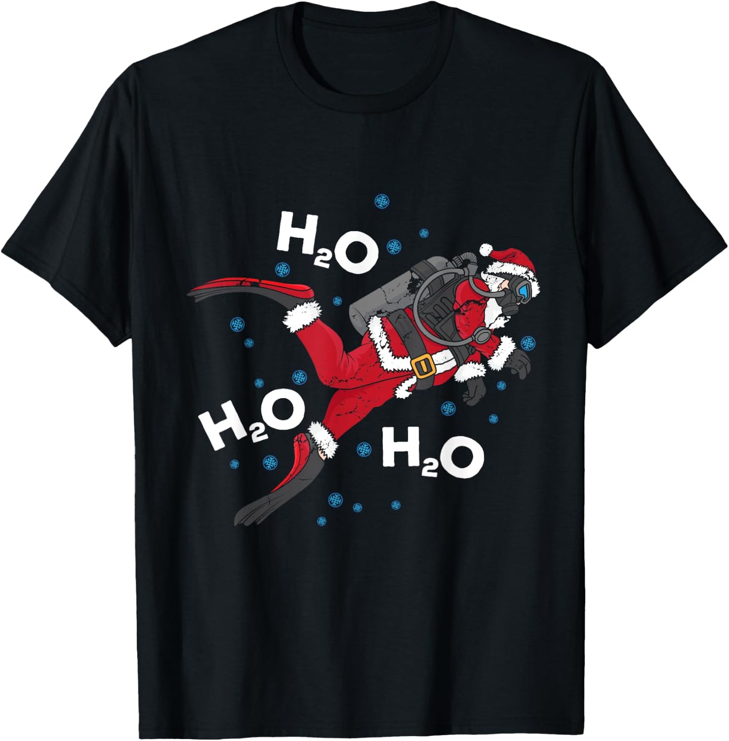 Funny Diving H2O Pun Scuba Gift T-Shirt - T-Shirt | Black