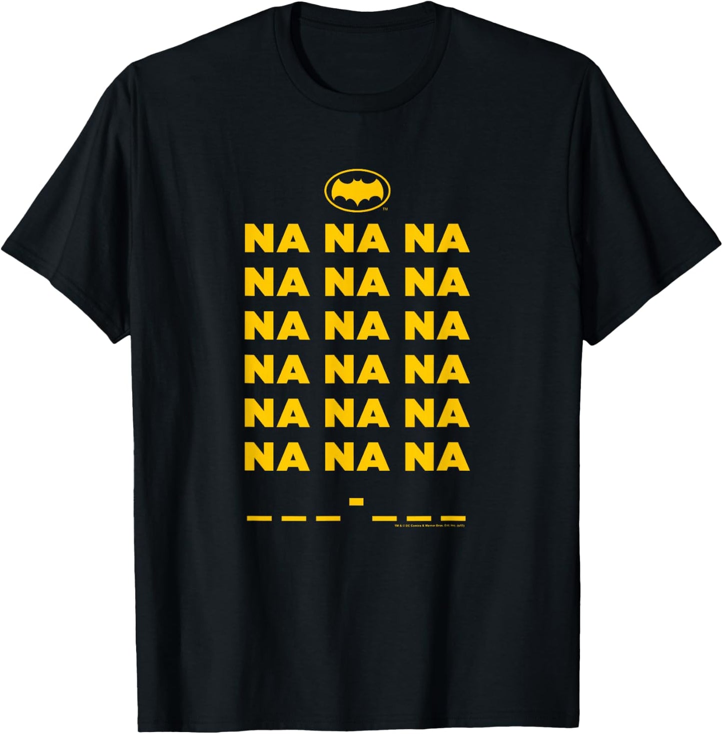 Batman Classic TV Series Na Na Na T-Shirt - T-Shirt | Black